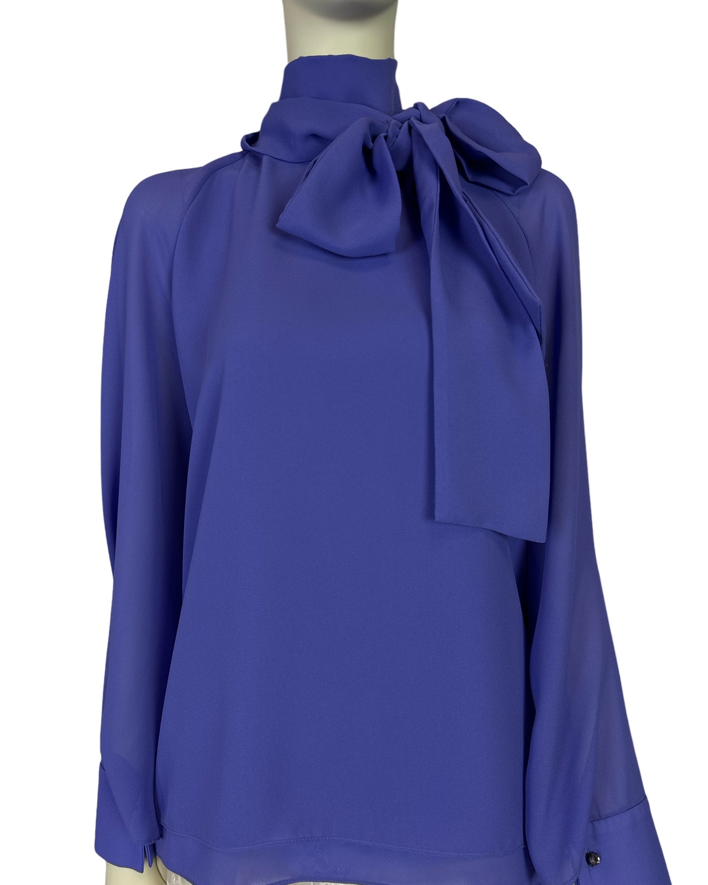 Schluppen Bluse Purple