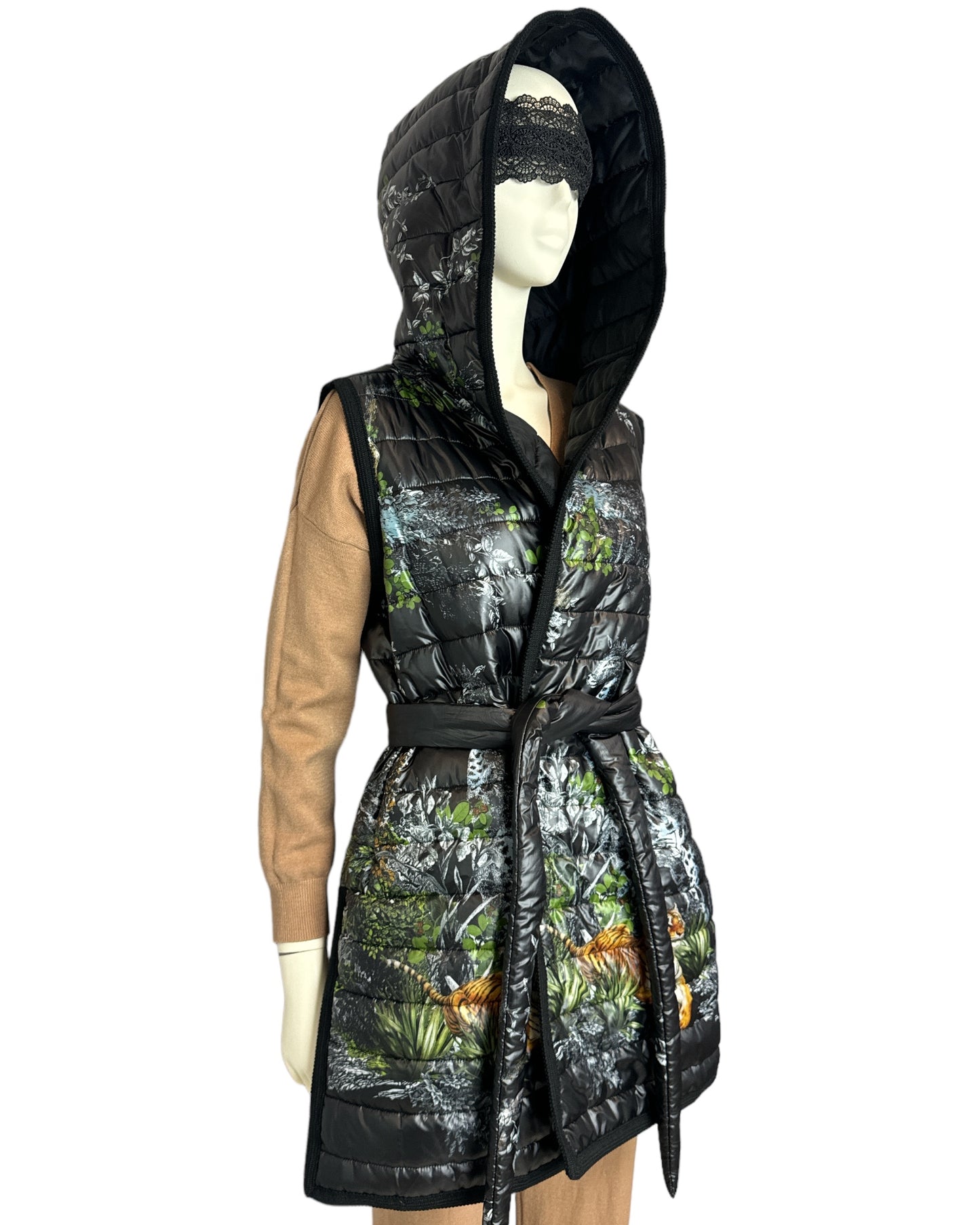 Damen Stepp Weste Jungle Short