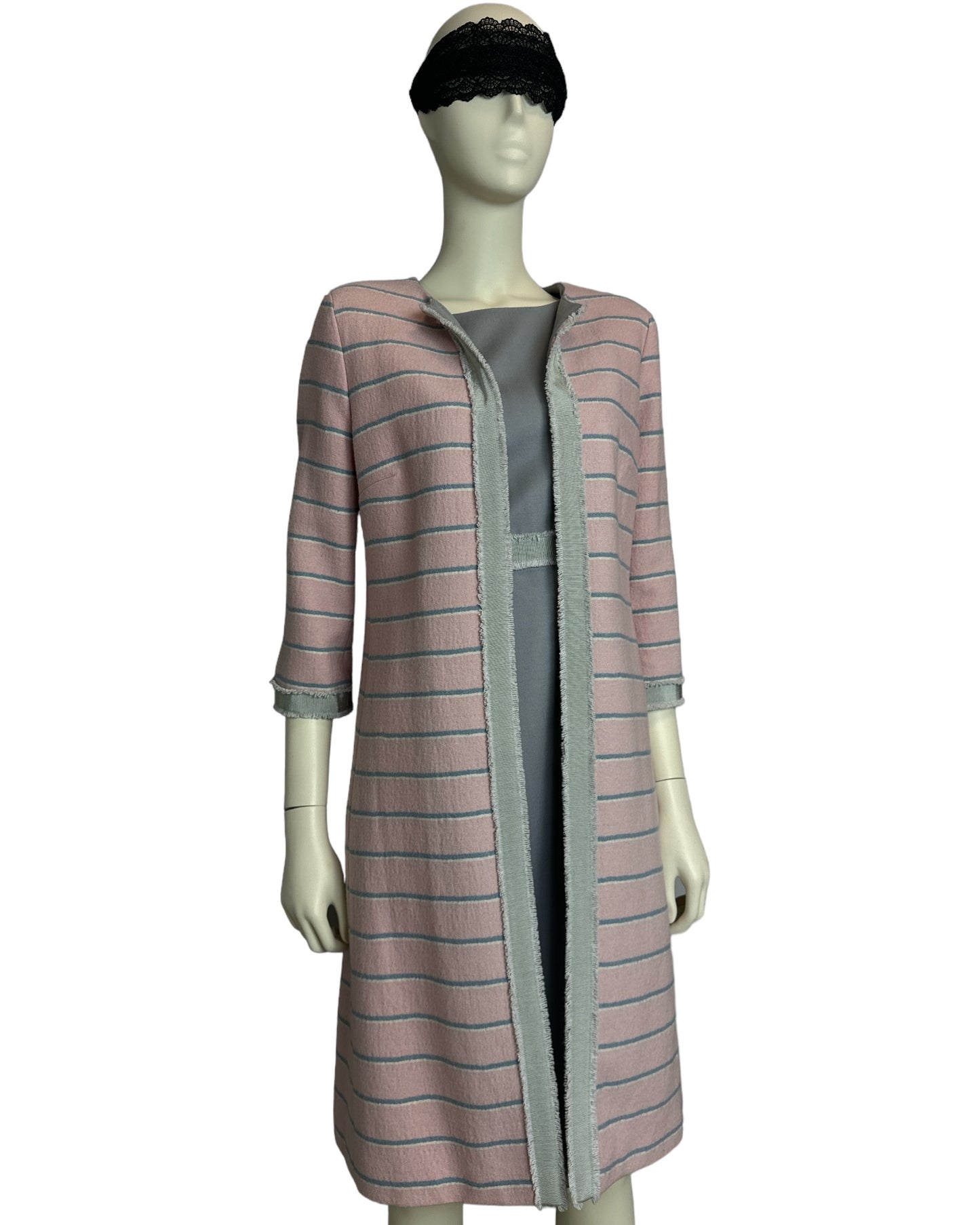 Mantel aus Schurwolle mit 3/4 Arm