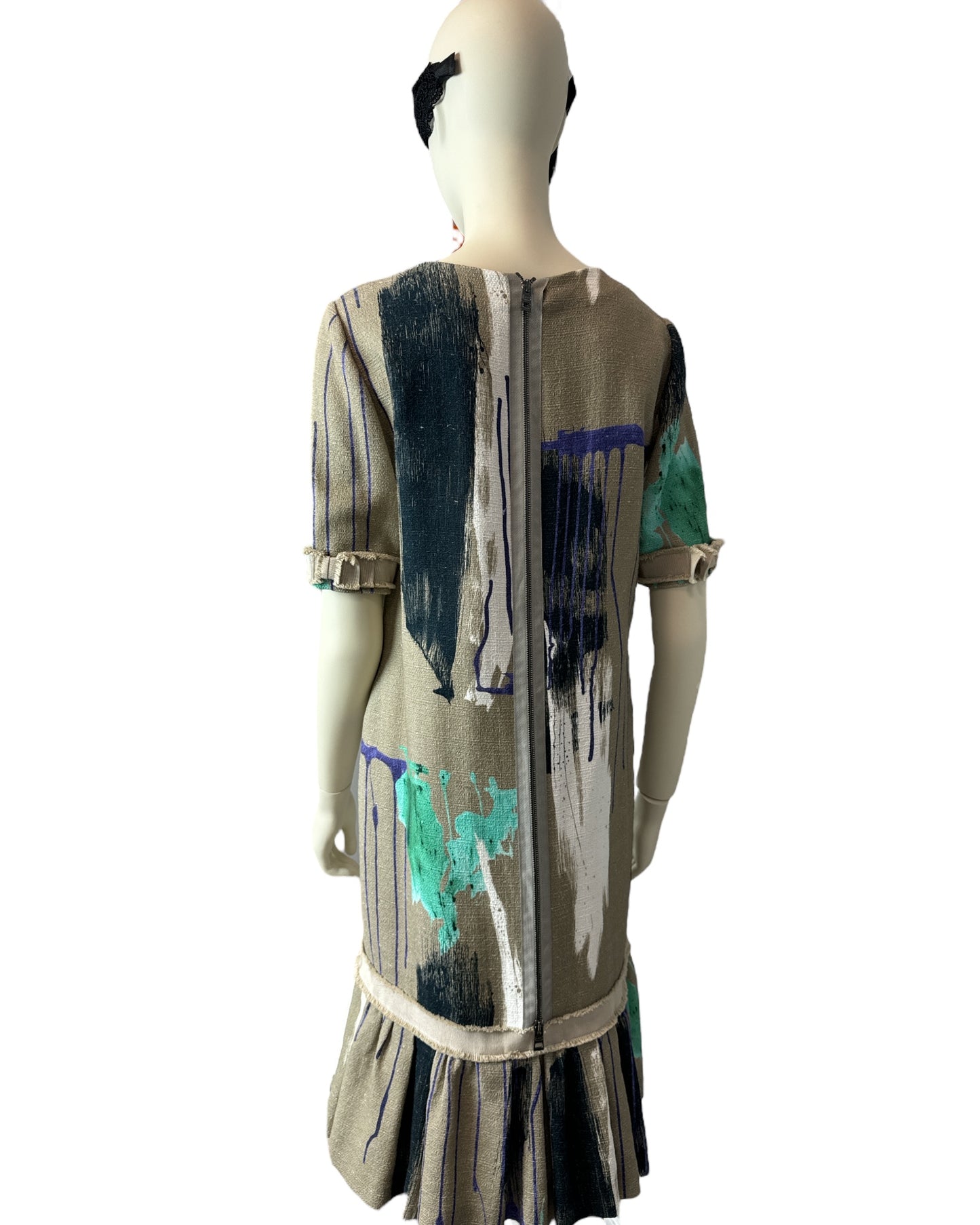 Damen Kleid mit Allover-Print